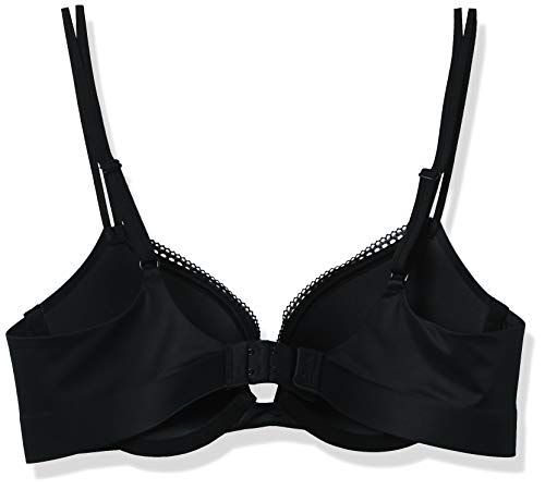 Calvin Klein underwear Liquid Touch Push-Up Plunge Bra Black 34DD