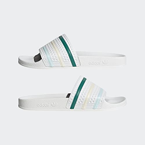 adidas Adilette White/Halo Mint/Wonder White Men's 8, Women's 9 Medium