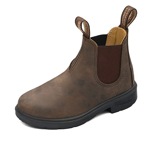 Blundstone 565 Pull-On Chelsea Boot (Infant/Toddler/Little Kid/Big Kid), Rustic Brown, 2 AU(3-3.5 M US Big Kid)