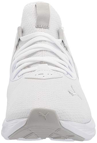 Puma Women's Cell Vive Running Shoe White Silver-Gray Violet, 6