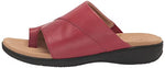 Trotters Women's Flat Sandals, Dark Red, 9.5 Wide