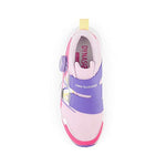 New Balance Girls Dynasoft Reveal V4 Boa, Light Raspberry/Hi-Pink/Electric Indigo, 12 Little Kid