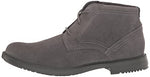 Rockport Men's Berenger Plain Toe Chukka Boot, Steel Grey Suede, 8.5