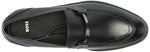 BOSS Tayil Smooth Leather Bit Loafer, Black Currant, 7.5