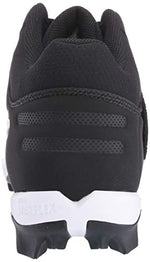 Nike Men's Alpha Huarache Varsity Keystone Mid Molded Baseball Cleat Black/White Size 11.5 M US