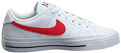 Nike Women's Court Legacy White/Siren Red-Black (CU4149 100) - 10