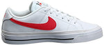 Nike Women's Court Legacy White/Siren Red-Black (CU4149 100) - 10