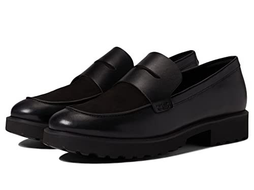 Cole Haan Newburg Lug Loafer Black Leather 10 B (M)