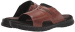 Rockport mens Darwyn 2 Slide Sandal, Coach Brown, 10.5 Wide US