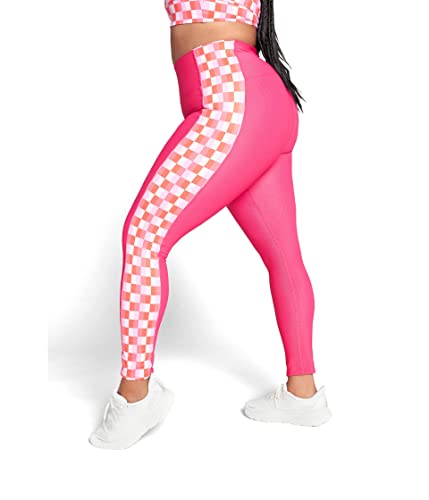 Beach Riot Womens Zappos Print Lab: Check Me Out Megan Leggings Optical Checkers SM One Size