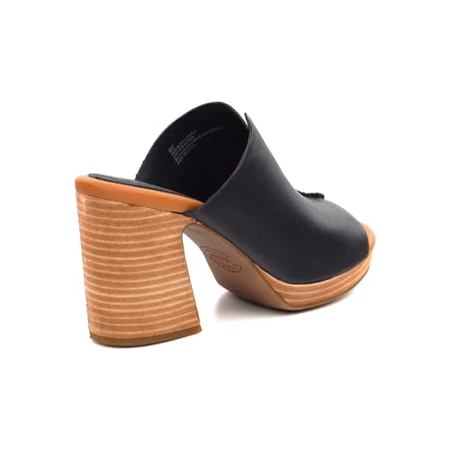 KORK-EASE Harlin Women's Wedge Sandal, Black, 9M US