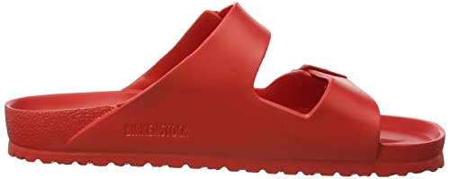 Birkenstock Unisex Arizona Essentials Slide-On Sandal, Active Red, 11-11.5 Women/9-9.5 Men, 42EU