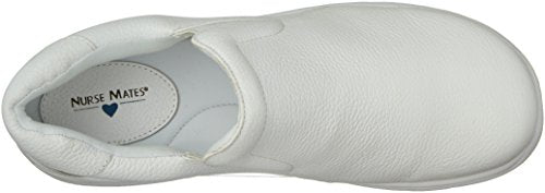 Nurse Mates Women's Dove Oxford, White, 7 M US