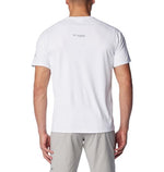 Columbia Men's Summit Valley Short Sleeve Crew, White, Medium