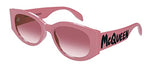 Alexander McQueen Graffiti Logo Sunglasses AM0330S 004 Pink/Black 54mm 30