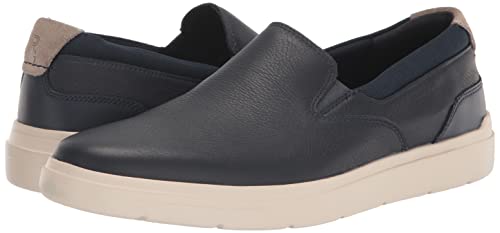 Rockport Men's Total Motion Court Slipon Oxford, New Dress Blues, 9.5