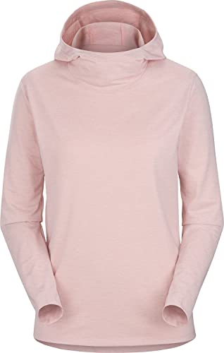 Arc'teryx Taema Hoody Women's | Light Breathable Performance Sun Hoody | Desert Salt Heather, Medium