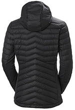 Helly-Hansen Womens Verglas Hooded Down Hybrid Insulator Jacket, 991 Black, Small