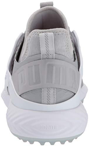Puma Golf Men's Ignite Pwradapt Caged Golf Shoe, Gray Violet-Puma Silver-Puma White, 10 M US