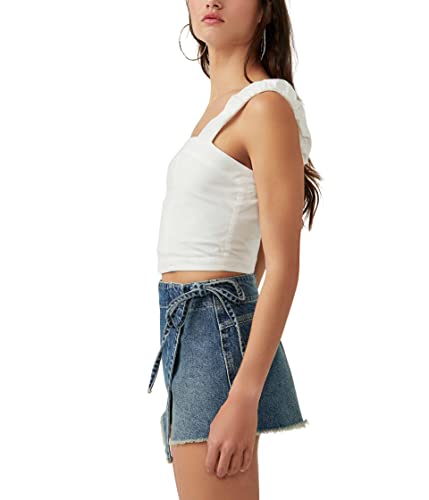 Free People Ashley Tank Optic White LG (Women's 12)