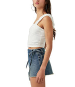 Free People Ashley Tank Optic White LG (Women's 12)