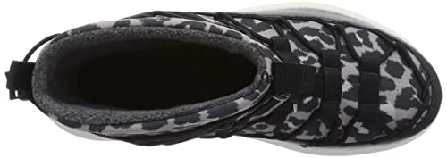 KEEN Women's Uneek SNK 2 Waterproof Chukka Boot, Animal Print/Silver Birch, 8