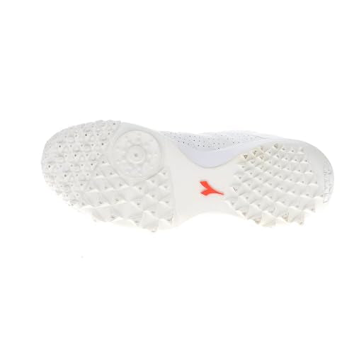 Diadora Brasil Sala Turf Shoes (White/Red, Numeric_9_Point_5)