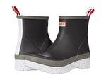 Hunter Men's Play Short Waterproof Rain Boots (Onyx Mere Black, US Size 9)
