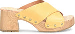 KORK-EASE Tatum Women's Heeled Sandal, Yellow (Sunflower), 9M US