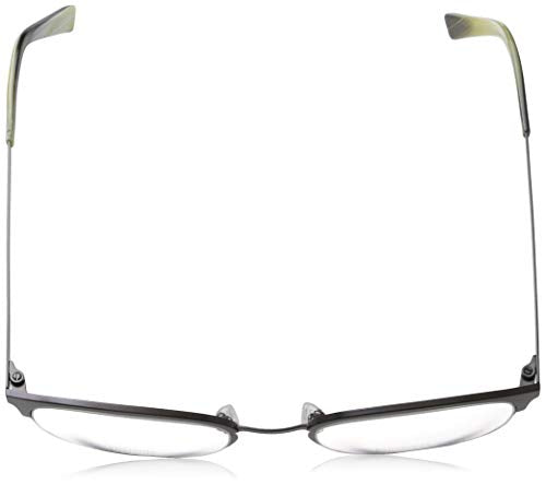 Ermenegildo Zegna EZ5038 009 Mens Matte Gunmetal/Horn 50 mm Eyeglasses - Matte Gunmetal/Horn - Matte Gunmetal/Horn