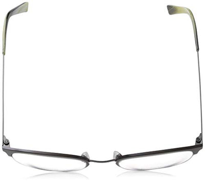 Ermenegildo Zegna EZ5038 009 Mens Matte Gunmetal/Horn 50 mm Eyeglasses - Matte Gunmetal/Horn - Matte Gunmetal/Horn