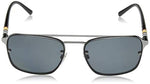 Burberry 0BE3095 Gunmetal/Dark Grey Polarized One Size