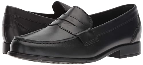 Rockport Men's Classic Loafer Penny, Black II, 9.5 Medium