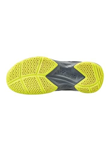 YONEX Power Cushion 37 Wide Badminton Court Shoe (Navy/Yellow) (6)