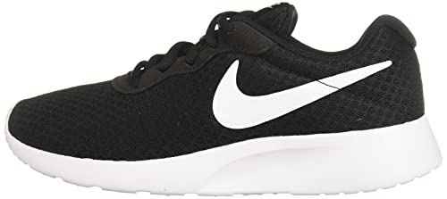 NIKE Women's Tanjun Black/White Size 5 2E US