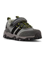 ZeroXposur Boys Denver Mesh Trail Shoes - Kids Hiking Shoes - Kids Trail Shoes (Dark Shadow, 4)
