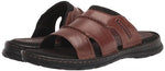 Rockport Men's Darwyn Slide Sandal, Coach Brown, 7