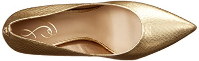Sam Edelman Hazel - Sandals for Women - Synthetic Insole - Leather Outsole - Low-cut Vamp - High Stiletto Heel Gold 7 W