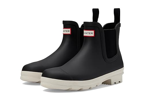 Hunter Original Chelsea Black/White Willow 11 M