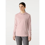 Arc'teryx Taema Hoody Women's | Light Breathable Performance Sun Hoody | Desert Salt Heather, Medium