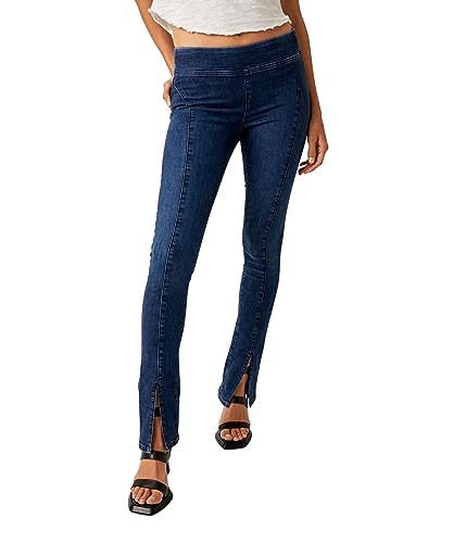 Free People Double Dutch Pull-On Slit Blue Muse LG (Women's 12)