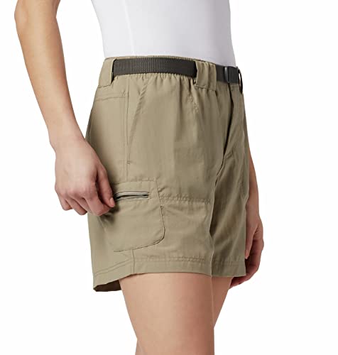 Columbia Women's Plus-Size Sandy River Plus Size Cargo Short Shorts, tusk, 1Xx6