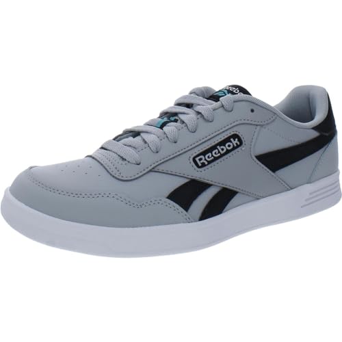 Reebok Unisex Court Advance Sneaker, Pure Grey3/Core Black/Classic Teal, 11 US Men