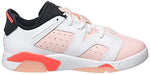 Jordan Girl's 6 Retro Low (Little Kid) White/Atmosphere/Infrared 23/Black 11 Little Kid M
