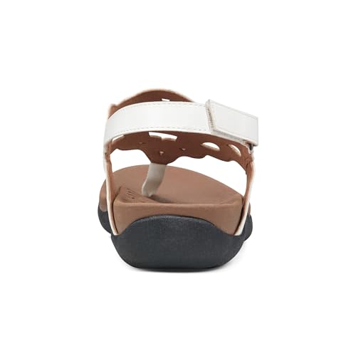 Rockport Women's Ridge Sling Sandal, White, 7.5 M US