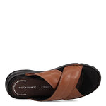 Rockport Men's Darwyn Xband Slide Sandal, Coach Brown, 9.5 W US