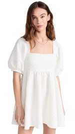 Free People Women's Violet Mini Dress, White, M