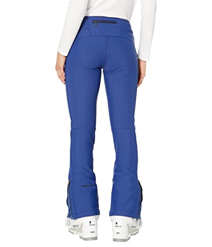 Obermeyer Clio Softshell Pants for Women - Zip Fly with Windguard, Fleece Lined Waistband, Chic and Warm Stylish Pants Navy 12 R