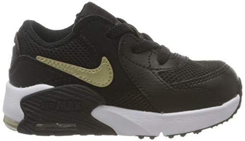 Nike Air Max Excee (Big Kid) Black/Metallic Gold Star/White 5.5 Big Kid M