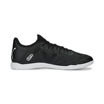 PUMA Mens Future Play Indoor Trainer Soccer Shoes, PUMA Mens black-PUMA Mens white, 9